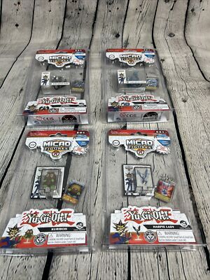 Lot Of 4! Yu-Gi-Oh! Micro Mini Figures B. Dragon, White Dragon, Harpie, Kuriboh-image