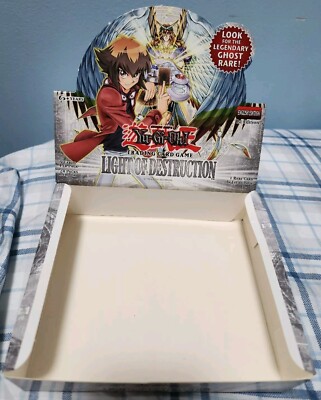 (B) *EMPTY* Yu-Gi-Oh 1st Edition Light of Destruction Empty Booster Box-image