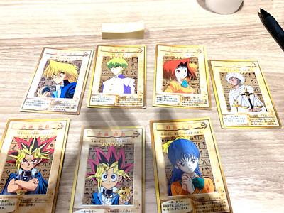Yu-Gi-Oh Yugi Yami-Yugi Joey Tea Seto Shadi Melody BANDAI Cards 7 Sheets No.6-image