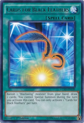 Cards for Black Feathers - LC5D-EN139 - Rare - 1st Edition - Moderately Played-image