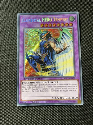 Elemental HERO Tempest (Secret Rare) SGX2-ENA21 Speed Duel GX: Midterm...-image