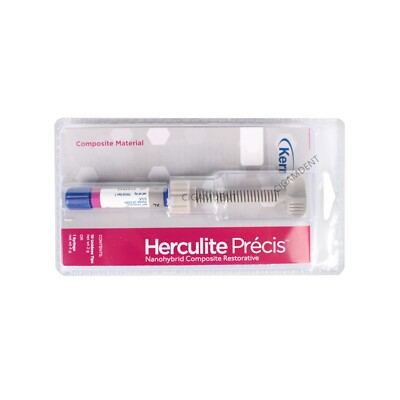 2Pc Kerr Herculite Precis Dental Composite Resin Light Cure Enamel Dentin Shade-image