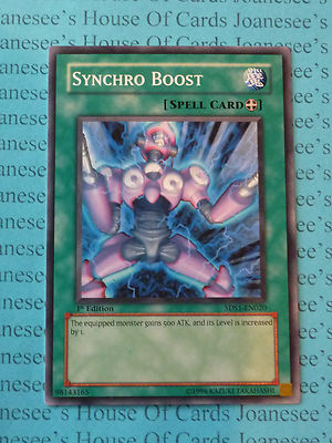Synchro Boost 5DS1-EN020 Common Yu-Gi-Oh Card 1st Edition New-image