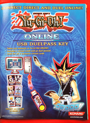 2010 YU GI OH  5D'S Duel Transfer Nintendo Video Game Trading Card - PRINT AD-image