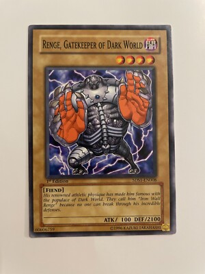 Yu-Gi-Oh! TCG Renge, Gatekeeper of Dark World Yu-Gi-Oh! 5D's 5DS1-EN008 1st...-image