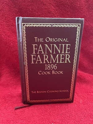Vintage The Original Fannie Farmer 1896 Boston Cooking School hardcover-image