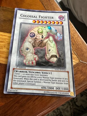 Colossal Fighter 5DS1-EN043 1st Edition Super Rare PL + BONUS-image