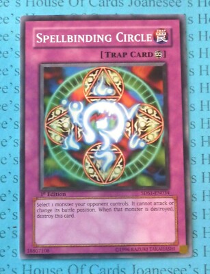 Spellbinding Circle 5DS1-EN034 Yu-Gi-Oh Card 1st Edition New-image