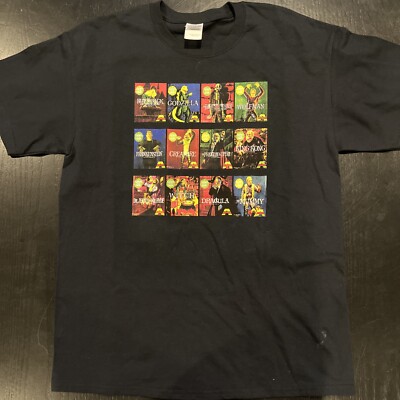 Aurora Monster Models Glow In The Dark Collage T Shirt Godzilla Size L-image