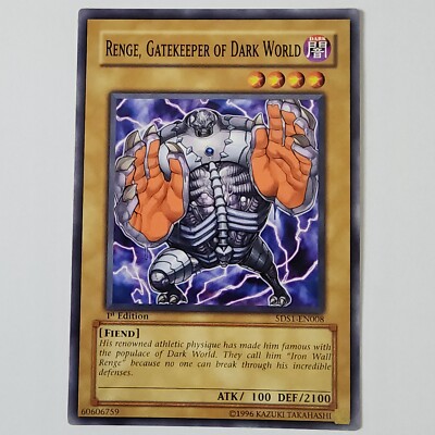 Renge, Gatekeeper of Dark World - 5DS1-EN008 - HP+ - Common - 1st ed - Yugioh-image