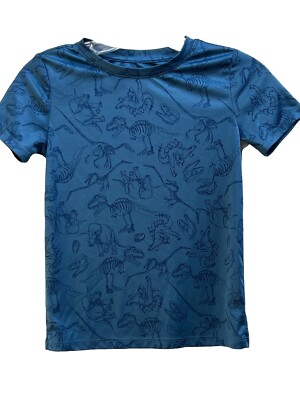 Cat & Jack Kids T Shirt Animals Dino Short Sleeves Classic-image