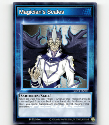 Yugioh Magician's Scales (Skill Card) - Speed Duel GX: Midterm Destruction-image