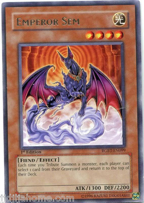 RGBT EN099 1ST ED 3X EMPEROR SEM RARE CARDS-image