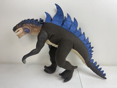 Godzilla Plush Figure Vinyl Head Toho Equity Toys Poseable Doll 20” 1998 VTG-image