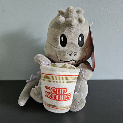 Kidrobot Phunny Nissan Cup Noodles Godzilla Plush Stuffed Toy - NWT-image
