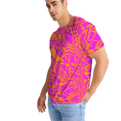 3D Printed Casual Short Sleeve Cotton Blend T-shirt - Stylish Unisex Top for Eve-image