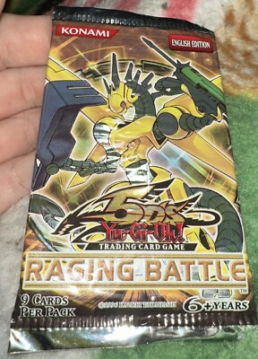 Yu-Gi-Oh Cards 5D's - Raging Battle - Booster Pack - Factory Sealed-image