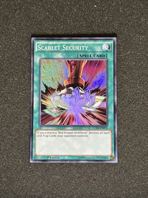 Yugioh Scarlet Security - LC5D-EN076 - 1st Edition - Super Rare - NM-image