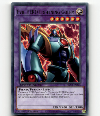 Yugioh Evil HERO Lightning Golem Speed Duel GX: Duelists of Shadows-image