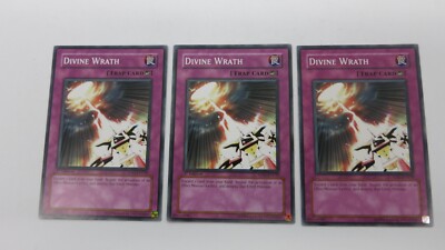 3x ( 2x 1ST / 1x UNL ) DIVINE WRAITH  5DS1-EN038  TRAP CARD  COMMON YUGIOH  NM-image