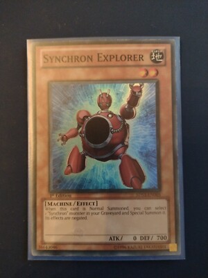 YUGIOH Card - SYNCHRON EXPLORER 5DS3-EN005 1st EDITION SUPER RARE NM-image