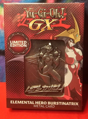 Yu-Gi-Oh! GX Limited Edition Elemental Hero Burstinatrix Metal Card (5,000 Made)-image