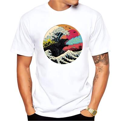 Cotton Short Sleeve T-Shirt for Men with Round Neck Design - Comfortable and Sty-image