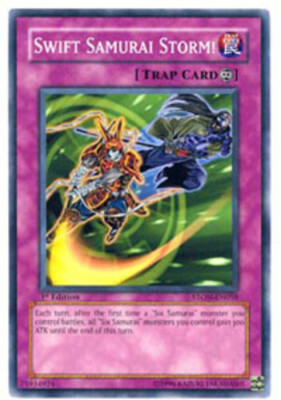 Swift Samurai Storm! - STON-EN058 - Common - Unlimited Edition NM YuGiOh!  Boost-image