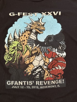 G Fest Shirt Godzilla 2019 Rosemont Illinois Men’s XL-image