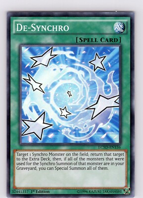 Yu-Gi-Oh TCG De-Synchro LC5D-EN136 1st Edition Super Rare Card NM-image