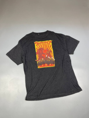 Vintage 90s 1998 Ultraman Gaia Godzilla Fighting Robot Graphic Shirt Men SZ 2XL-image