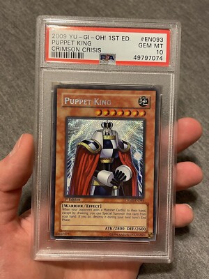 *pop 4* PSA 10 Puppet King CRMS Crimson Crisis 1st Edition Yugioh Vintage 5D’s-image