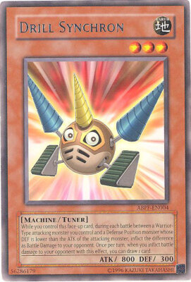 3 x Yu-Gi-Oh Card - ABPF-EN004 - DRILL SYNCHRON (rare) - NM-image