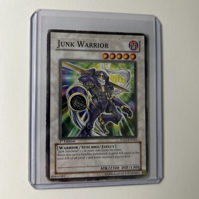 Junk Warrior 5DS2-EN042 Common 1st Edition YuGiOh Card HP-Damaged-image