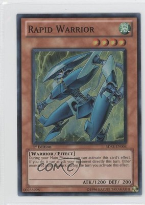 2010 Yu-Gi-Oh! 5D's Duelist Toolbox Starter Deck 1st Edition Rapid Warrior 0e1-image