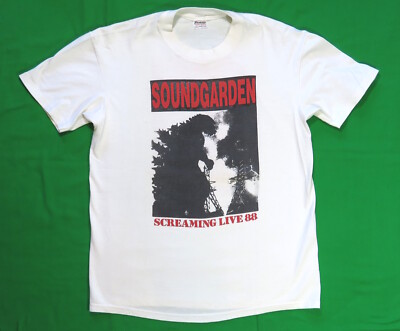 Soundgarden Vintage T Shirt 1988 Ultra Mega Ok Seattle Grunge Godhead Godzilla-image