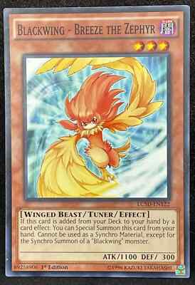 Blackwing Breeze the Zephyr LC5D-EN122 Legendary Collection 5D's 1st Edition LP-image