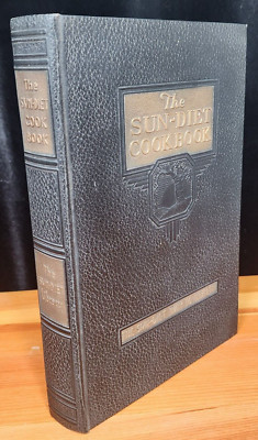The Sun-Diet Way to Health Cookbook  LB HC EMB Anna Lana Alsaker 1st Print 1935-image