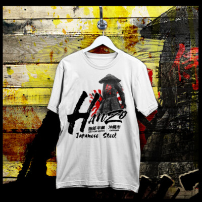 Samurai T-Shirt Shogun Assassin Bushido Ronin Katana Hattori Hanzo Sword tee-image