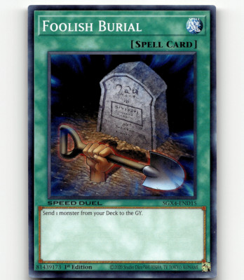Yugioh Foolish Burial - Speed Duel GX: Midterm Destruction-image