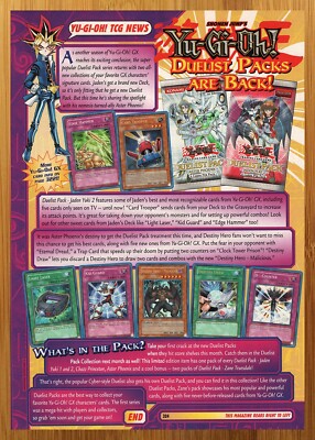 2007 Yu-Gi-Oh! GX Trading Card Game Vintage Print Ad/Poster TCG Promo Art 00s-image