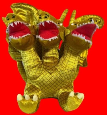 Bandai Chibi King Ghidorah Godzilla Nuigurumi Plush Height 150mm 5.90inch Toho-image
