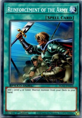 Reinforcement of the Army SGX3-END11 Speed Duel GX 1st Edition-image