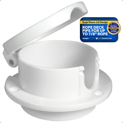 Rope Deck Pipe for Up to 7/8