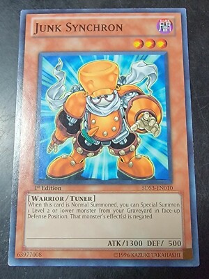 Yugioh Junk Synchron 5DS3-EN010 Common 1st Edition -image