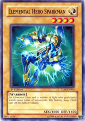 Elemental Hero Sparkman - TLM-EN004 - Common - Unlimited Edition LP YuGiOh!  Boo-image