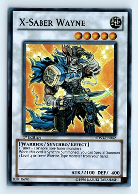 Yu-Gi-Uh Starter Deck: Duelist Toolbox #5DS3-EN042 X-Saber Wayne tcg-image