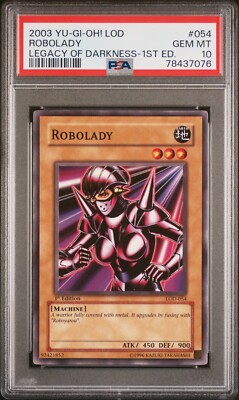 Yugioh Robolady LOD-054 1st Edition PSA 10-image