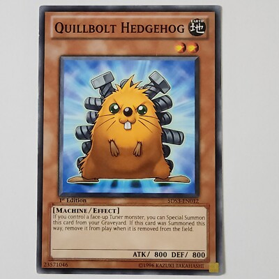 Quillbolt Hedgehog - 5DS3-EN012 - LP - Common - 1st ed - Yugioh-image