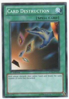 Card Destruction - 5DS3-EN021 - Common - 1st Edition x1 - Lightly Played-image